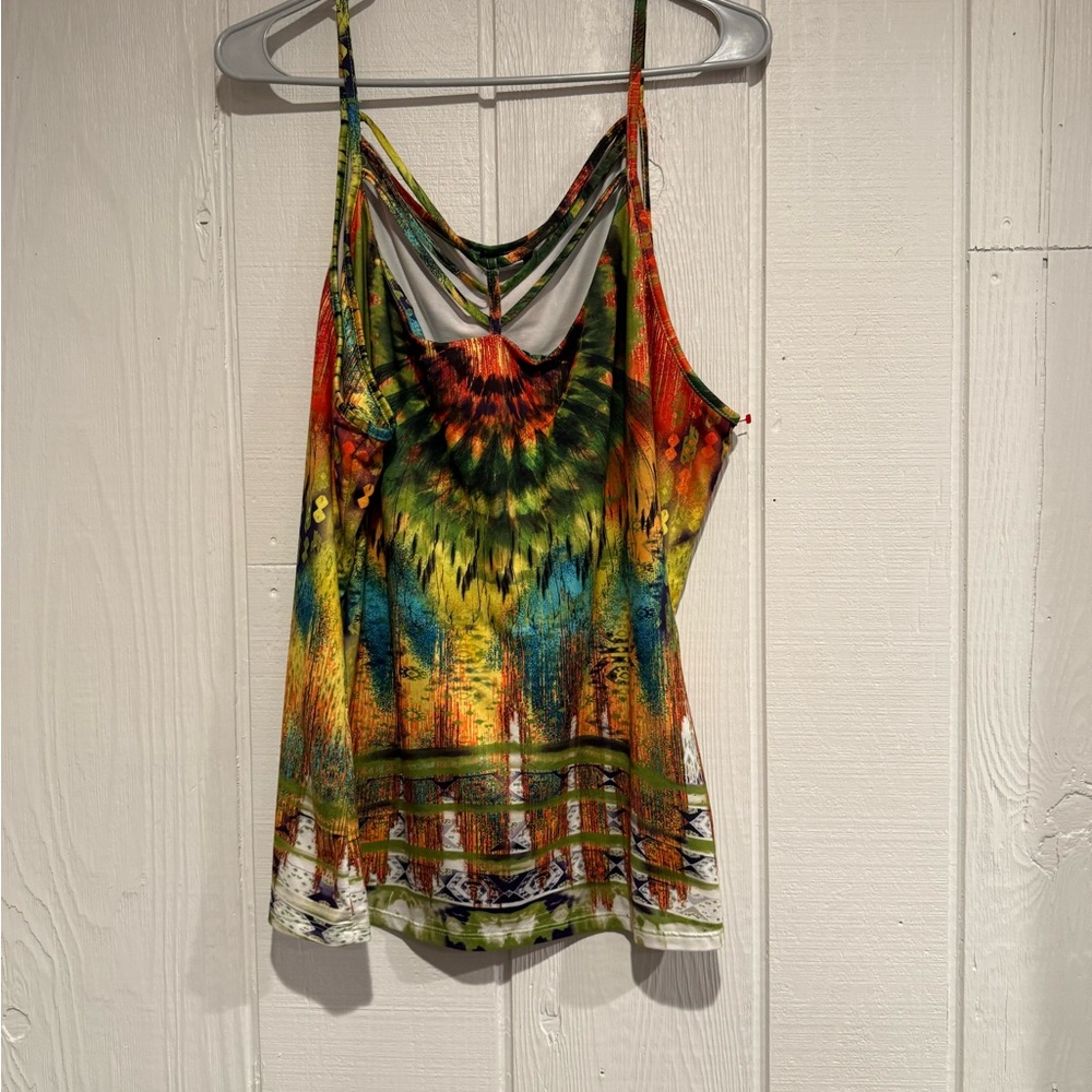 Venus Colorful Tie-Dye Women's Tank Top